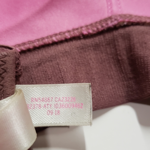 Victoria's Secret Pink Everywhere Wireless Lightly Lined Bra, 36B pink mauve - Picture 9 of 15